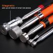 Telescopic Magnetic Picker Rod 20LB Auto Repair Tool Two-Color Glossy - 7