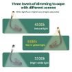 Portable Black Book Clip Lamp - Eye Protector Night Light, Battery Model - 6