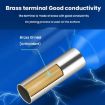 1000pcs Tube Type Cold Pressed Copper Terminal SV RV E7508, Random Color - 5