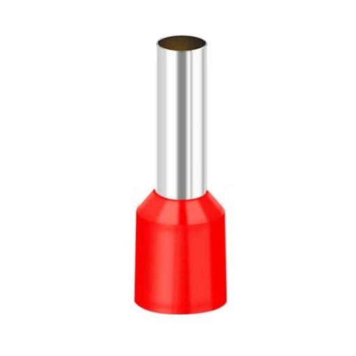 1000pcs Tube Type Cold Pressed Copper Terminal SV RV E1010, Random Color - 1