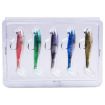 PROBEROS DW6092N6B 5pcs T-Tail Lua Soft Lure Single Hook Bait Set - 1