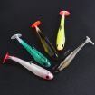 PROBEROS DW6092N6B 5pcs T-Tail Lua Soft Lure Single Hook Bait Set - 9