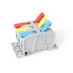 75A Quick-Press Terminal Block Wire Connector, 3 In 3 Out - 2