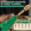 137pcs Mini Electric Grinder Set - 5-Speed Drill for Metal, Glass & More - 6