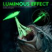 80G PROBEROS LF159 Luminous Squid Hook Slow Cranking Bionic Bait - 9