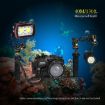 Sea Frogs SL-21 3500 Lumen Waterproof Video Light for Diving (Black) - 2