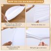Green Arch Fabric Cover 150x65cm U Shape Spandex Stretch for Events - 9