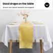 Ivory Polyester Sateen Table Runner 29x275cm for Weddings & Hotels - 3