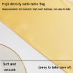 Ivory Polyester Sateen Table Runner 29x275cm for Weddings & Hotels - 6