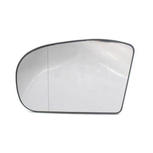 Mercedes-Benz W203/W211 Rearview Mirror Lens 2000-2006 Left White - 1