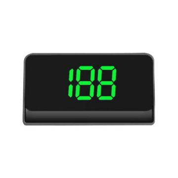 W1 Car HUD Head-up Display GPS Speedometer MPH (Green) - 1
