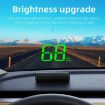 M2 Universal Cars HUD GPS Speedometer, MPH Display (White) - 4