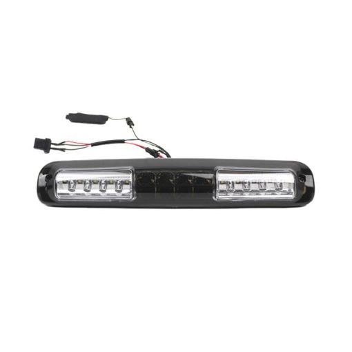 Chevrolet Silverado 1999-2006 LED Third Brake Light Black White - 1