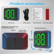X1 Smart HUD Car GPS Speed Display - HD Head-up Display KM/H (Green) - 3