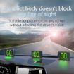 X1 Smart HUD Car GPS Speed Display - HD Head-up Display KM/H (Green) - 5
