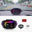 P24 Car HUD Head-up Display OBD+GPS Speedometer Slope Meter - 2