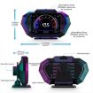 P24 Car HUD Head-up Display OBD+GPS Speedometer Slope Meter - 3
