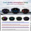 P24 Car HUD Head-up Display OBD+GPS Speedometer Slope Meter - 7