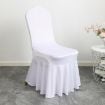 Red Spandex Stretch Chair Cover for Hotel Wedding Decoration - 9