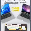 iMICE GK-500 Gray Type-C Wired Mechanical Gaming Keyboard - 5