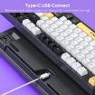 iMICE GK-500 Type-C Wired Mechanical Gaming Keyboard (Red) - 4