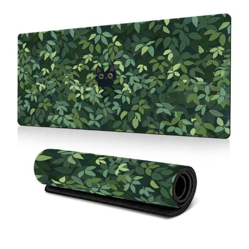 Cute Frog Mouse Pad - Green Non-Slip Desk Mat for Computer/Laptop 300x600mm - 1
