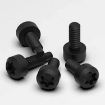 40pcs T6 T15 Security Torx Screws for Ring Doorbell & Camera (Black) - 5