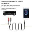 VEGGIEG 3.5mm to 2RCA Audio Cable 1m for Phone & Computer Speaker - 5
