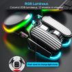 IMICE T800 Rechargeable Bluetooth Dual Mode Wireless Gaming Mouse RGB Black - 8