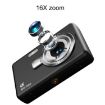 Q12 4K HD Digital Camera Portable Mini CCD Photo Card Camera (White) - 4