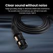 VEGGIEG 1m Male to Female XLR Balanced Stereo Microphone Cable (Black) - 9