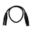 VEGGIEG 2m Male to Female XLR Stereo Microphone Cable - Black - 2