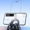 360 Rotating Car Phone Holder - Powerful Dashboard Mount (Black) - 2