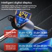 100W Metal Car Charger, Retractable Cable, TYPE-C+TYPE-C (PD+QC) - 7