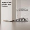 Silicone Door Stopper Anti-collision Windproof Fixed Plug (White) - 7