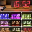 RGB 3D Digital Clock: Voice Control, Adjustable Brightness, Temp Display - 2