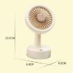 Green Bear Student USB Desktop Fan with Replaceable Animal Ears, Multi-Speed - 3