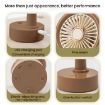 Pink Deer Student USB Desktop Fan with Replaceable Animal Ears, Multi-Speed - 4