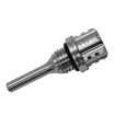 CNC Aluminum Alloy Hexagonal Oil Dipstick Motorcycle Decoration Silver - 1
