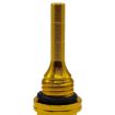 CNC Aluminum Alloy Hexagonal Oil Dipstick Motorcycle Decoration Yellow - 5