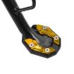 CNC Aluminum Motorcycle Side Support Anti-slip Pad Black JCBD-002 - 5