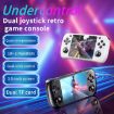 H36S 3.5" IPS HD Retro PSP Game Console, 128G Linux System (Black) - 4
