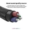 VegGieg 5m Braided 3.5mm Aux Audio Cable Male to Male for Stereo & Phone - 5