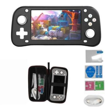 XF43 Retro Handheld Game Console 4.3" Screen 128G (Black) - 1