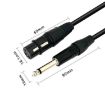 VEGGIEG 15m 3Pin XLR Speaker Mixer Balanced Audio Microphone Cable - 2
