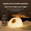 ICARER FAMILY Cartoon Silicone Night Light - Beige Baby Bedside Lamp - 3
