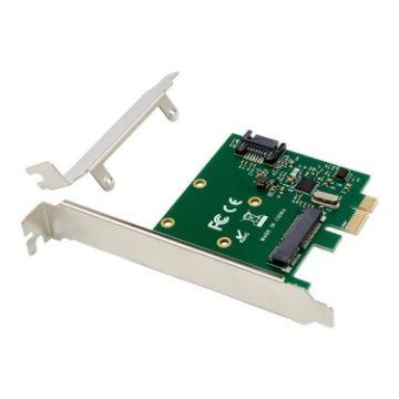 SUNWEIT ST58 PCIe X1 ASM1061 MSATA 6Gbps SSD Expansion Card - 1
