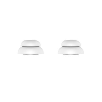 AhaStyle PT99-2 Silicone Earbuds for AirPods Pro/Pro 2, Size L, White - 1