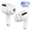 AhaStyle PT99-2 Silicone Earbuds for AirPods Pro/Pro 2, Size L, White - 2