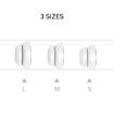 AhaStyle PT99-2 Silicone Earbuds for AirPods Pro/Pro 2, Size S, White - 5
